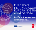 Prémios Europeus do Património Cultural / Prémios Europa Nostra 2024: Candidaturas Abertas!