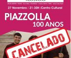 Campo Maior: Concerto “Piazzolla 100 Anos”cancelado