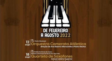 O ciclo de concertos “A Música Encanta o Património”, organizada pela Câmara Municipal de Elvas
