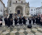 O grupo Roncas d’Elvas da associação Arkus atuou na tarde deste domingo, 8 de janeiro, no tabuleiro da Praça da República.