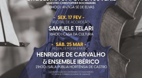 A iniciativa “A Música Encanta o Património”, organizada pela Câmara Municipal de Elvas