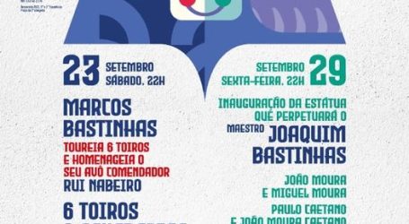 Duas homenagens marcam a Feira Taurina de São Mateus, que se realiza nos dias 23 e 29 de setembro, no Coliseu Comendador Rondão Almeida
