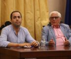 O presidente da Câmara Municipal de Elvas, comendador José Rondão Almeida, e o vereador Cláudio Monteiro, reuniram esta quarta-feira com empresários e comerciantes