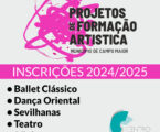 Inscrições abertas para o Ano Letivo 2024/2025 dos Projetos de Formação Artística do Município de Campo Maior.