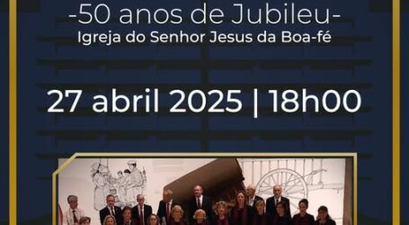 O Coral Públia Hortênsia de Castro apresenta neste domingo, dia 27 de abril, o Concerto de Páscoa na Igreja do Senhor da Boa-Fé, em Elvas