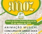 PONTE DE SOR: 5ª EDIÇÃO DA FESTA DO ARROZ