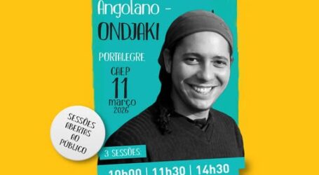 O escritor angolano Ondjaki estará no CAEP, em Portalegre, no dia 11 de março