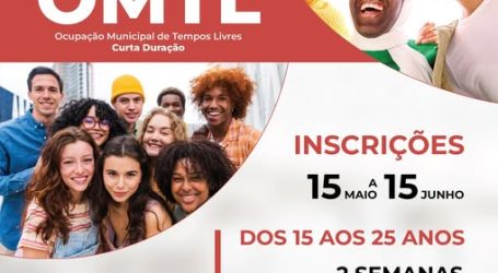 A Câmara Municipal de Elvas vai abrir inscrições para o programa de Ocupação Municipal de Tempos Livres (OMTL)