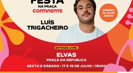 A Praça da República, em Elvas, vai receber nos dias 17 e 18 de julho mais uma edição da iniciativa “Festa na Praça”, promovida pelo Continente