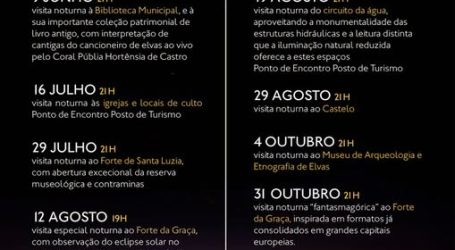 O ciclo “À Noite no Património”, promovido pela Câmara Municipal de Elvas