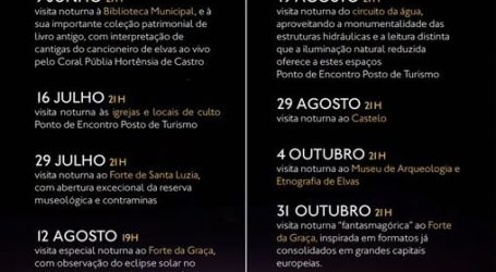 O Forte da Graça recebe, na quarta-feira, dia 12 de agosto, uma visita especial integrada na iniciativa “À Noite no Património”