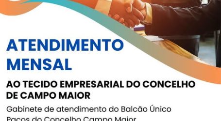 O Município de Campo Maior, em parceria com a Agência de Desenvolvimento Regional do Alentejo (ADRAL), continua a disponibilizar aos empresários do concelho sessões de apoio à promoção e desenvolvimento económico, através de atendimentos mensais