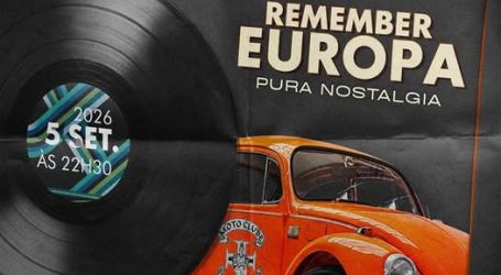 O concerto “Remember Europa – Pura Nostalgia” realiza-se no próximo sábado, 5 de setembro