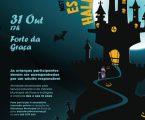 O Forte da Graça recebe, no dia 31 de outubro, às 17h00, a iniciativa “Mistérios no Forte — Especial Halloween”