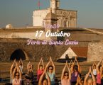 Aula de yoga gratuita e aberta ao público, no âmbito da iniciativa “Yoga no Forte”