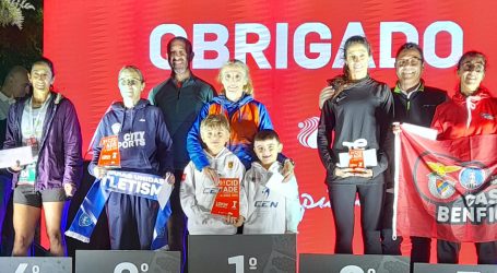 Os atletas da AD Ialbax, que marcaram presença em diferentes provas, entre milha, corrida de estrada e trail