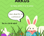 A ARKUS – Associação Juvenil, vai realizar mais um Atelier nesta Páscoa.