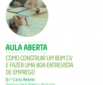 Elvas: Aula aberta  “Como construir um bom curriculum vitae