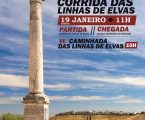 Corrida e Caminhada das Linhas de Elvas a 19 de janeiro