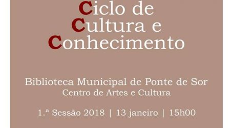Ponte de Sor: CICLO DE CULTURA E CONHECIMENTO