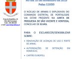 PSP: Sensibilização sobre a lei das armas e explosivos no concelho de Elvas.