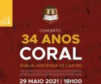 Coral comemora 34º aniversário com concerto