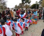 Campo Maior : Crianças sairam à rua para brincar ao Carnaval