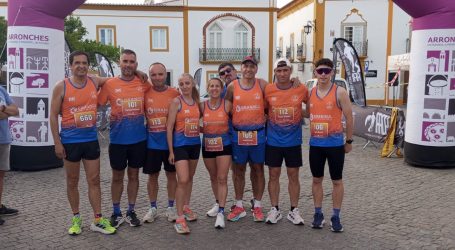 Os atletas da AD Ialbax, que marcaram presença em diversas competições.