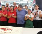 Fernando Mendes participou no 22º aniversário do Intermarché de Alcácer do Sal