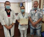 Fronteira com 27 dádivas de sangue
