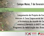 Lançamento do Projeto de Execução dos Acessos à Zona Empresarial de Campo Maior
