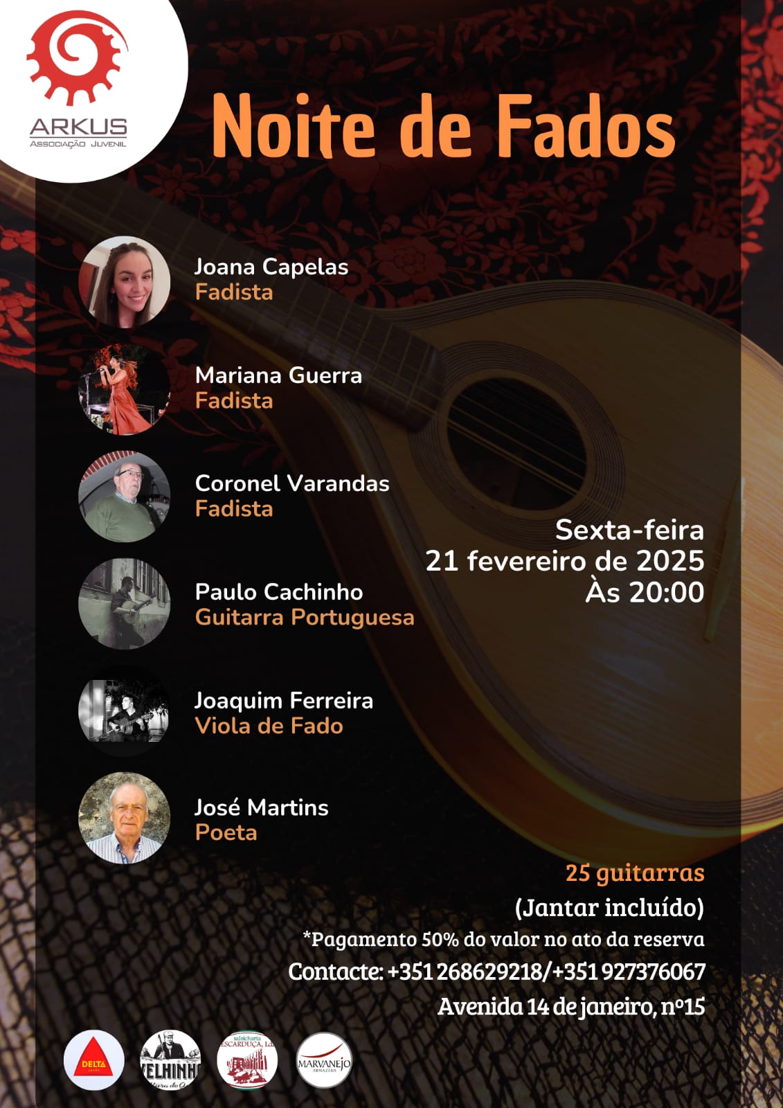 Arkus Associação Juvenil : Noite de Fados - Tudobem-Alentejo