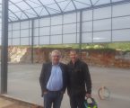 Nuno Mocinha visita obra do complexo de padel