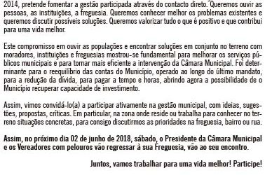 Évora: “Pelos Caminhos do Concelho, ao Encontro das Populações” volta à Agenda Municipal