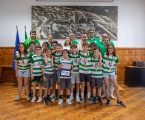 Atletas campeões recebidos no Município de Moura