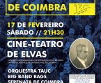 Tuna Académica da Universidade de Coimbra atua em Elvas