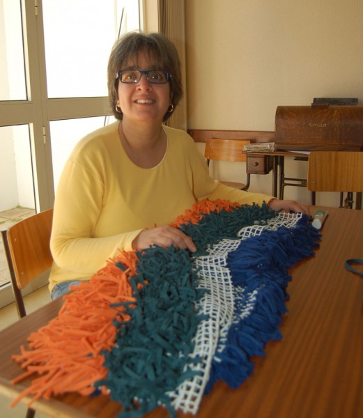 Utente preparando um tapete