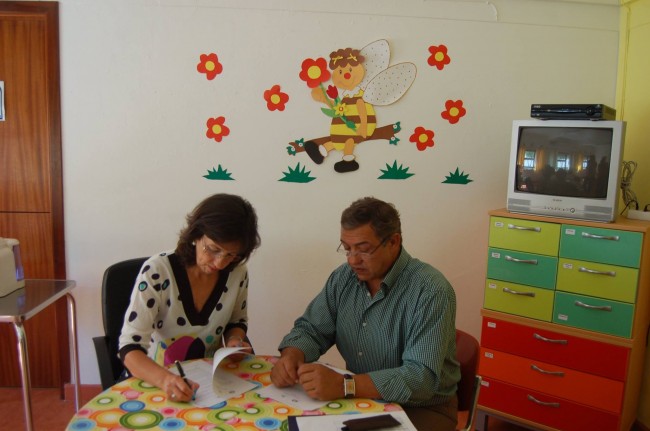 Momento da assinatura do protocolo