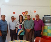 Elementos da Comissão de Melhoramento de Elvas e da Segurança Social