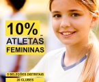 Associação de Futebol de Portalegre acaba de alcançar os 10% de Atletas Femininas.