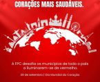 Ontem, dia 29 de setembro, iluminamos a Fortificação Abaluartadada de Campo Maior de vermelho, como forma de assinalar o Dia Mundial do Coração. ❤️
