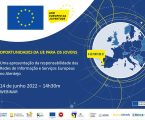 Webinar Oportunidades da UE para os jovens, 14 de junho, 14h30