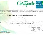 Intermarché de Portalegre com selo COVID SAFE PLACE