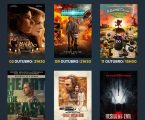 O Auditório São Mateus recebe, em outubro, seis sessões de cinema com propostas para diferentes públicos, da animação à ação e ao terror