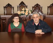 Vereadora Vitória Branco e Presidente CME Nuno Mocinha 