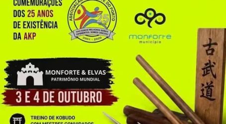 O Forte da Graça, em Elvas, recebe, no dia 4 de outubro, uma das sessões do Estágio Nacional de Kobudo