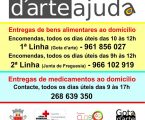 d´Arte ajuda Fica em casa nós vamos campanha de prevenção COVID 19