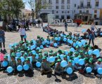 Elvas: Mês “azul” terminou com laço humano na Praça da República