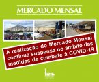 Realização do Mercado Mensal de Portalegre continua suspensa