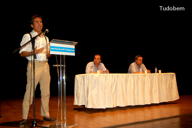 Momento da intervenção do Secretário Estado do Turismo Adolfo Mesquita Nunes